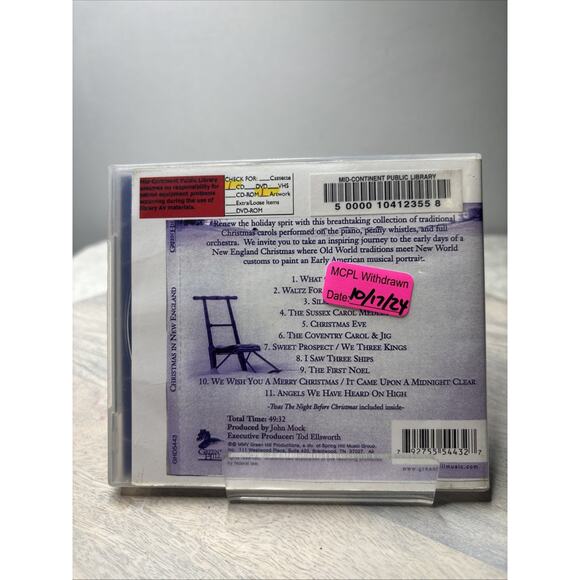 Christmas In New England CD Compilation Holiday Music - Picture 2 of 5